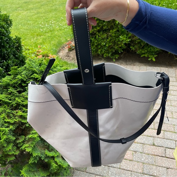 Proenza Schouler White Label Sullivan Cotton Bucket Bag - Picture 10 of 12